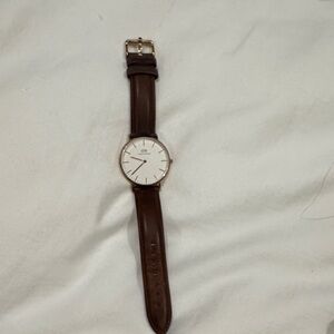Daniel Wellington brown strap watch